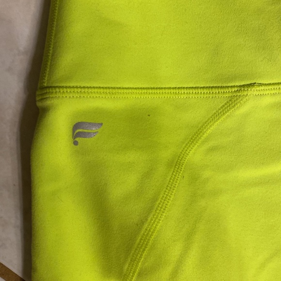 Fabletics neon yellow. Tags still attached. Size Large - Picture 4 of 5
